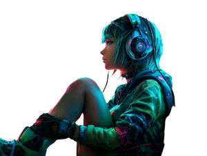 Lofi Girl V3 Vinyl Car Decal Sticker – Waterproof & UV-Resistant Lofi Girl V3 Vinyl Car Decal Sticker – Waterproof & UV-Resistant
