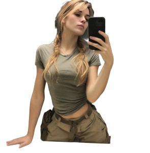 Army Soldier Selfie Vinyl Car Decal Sticker – Waterproof & UV-Resistant 