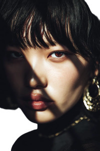 Vogue Editorial Portrait Vinyl Car Decal Sticker – Waterproof & UV-Resistant 