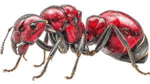 Metallic Flying Ant Vinyl Car Decal Sticker – Waterproof & UV-Resistant 