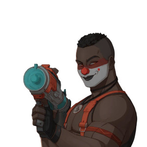 Cyberpunk Clown Gangster Vinyl Car Decal Sticker – Waterproof & UV-Resistant 