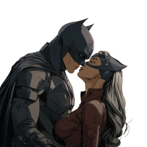 Batman & Catwoman Kiss Vinyl Car Decal Sticker – Waterproof & UV-Resistant Batman & Catwoman Kiss Vinyl Car Decal Sticker – Waterproof & UV-Resistant