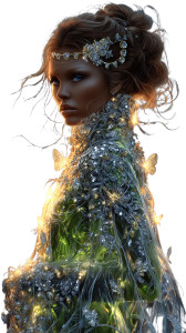 Nordic Goddess Portrait V3 Vinyl Car Decal Sticker – Waterproof & UV-Resistant 