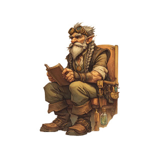 Dwarf Therapist Sketch Vinyl Car Decal Sticker – Waterproof & UV-Resistant 