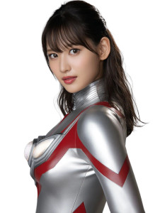 Ultraman Girl Vinyl Car Decal Sticker – Waterproof & UV-Resistant 