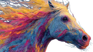 Fiery Flaming Horse Vinyl Car Decal Sticker – Waterproof & UV-Resistant Fiery Flaming Horse Vinyl Car Decal Sticker – Waterproof & UV-Resistant