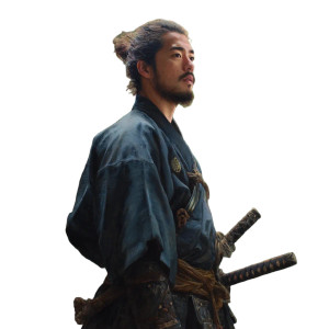 Samurai Portrait V29 Vinyl Car Decal Sticker – Waterproof & UV-Resistant 