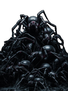 Venomous Spider Nest Vinyl Car Decal Sticker – Waterproof & UV-Resistant 