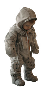 Baby Survival Suit Vinyl Car Decal Sticker – Waterproof & UV-Resistant 