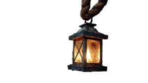 Flickering Lantern Vinyl Car Decal Sticker – Waterproof & UV-Resistant 