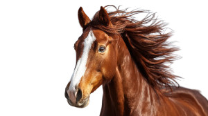 Champion Trakehner Stallion Vinyl Car Decal Sticker – Waterproof & UV-Resistant 