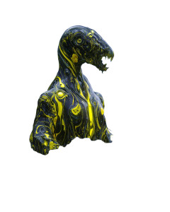 Slimy Swamp Monster Vinyl Car Decal Sticker – Waterproof & UV-Resistant 