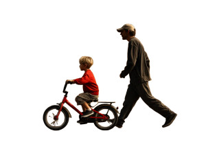 First Bike Ride V2 Vinyl Car Decal Sticker – Waterproof & UV-Resistant 