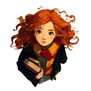 Fiery-Haired Girl V2 Vinyl Car Decal Sticker – Waterproof & UV-Resistant Fiery-Haired Girl V2 Vinyl Car Decal Sticker – Waterproof & UV-Resistant
