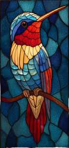 Stained Glass Hummingbird Vinyl Car Decal Sticker – Waterproof & UV-Resistant Stained Glass Hummingbird Vinyl Car Decal Sticker – Waterproof & UV-Resistant