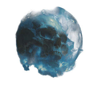 Glowing Skull Orb Vinyl Car Decal Sticker – Waterproof & UV-Resistant 