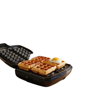Waffle Breakfast Prep Vinyl Car Decal Sticker – Waterproof & UV-Resistant 