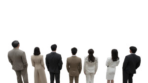 Professionals Overlooking Highway Vinyl Car Decal Sticker – Waterproof & UV-Resistant 