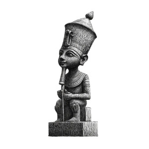 Egyptian Idol Vinyl Car Decal Sticker – Waterproof & UV-Resistant Egyptian Idol Vinyl Car Decal Sticker – Waterproof & UV-Resistant