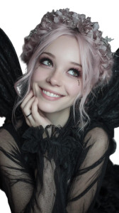 Gothic Faerie Vinyl Car Decal Sticker – Waterproof & UV-Resistant 