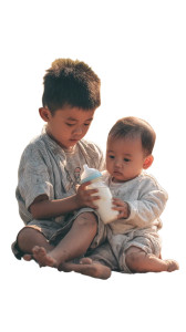 Tender Sibling Moment V2 Vinyl Car Decal Sticker – Waterproof & UV-Resistant  Tender Sibling Moment V2 Vinyl Car Decal Sticker – Waterproof & UV-Resistant