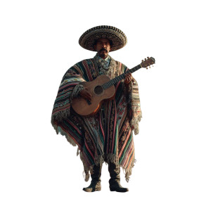 Mexican Guitarist Portrait Vinyl Car Decal Sticker – Waterproof & UV-Resistant Mexican Guitarist Portrait Vinyl Car Decal Sticker – Waterproof & UV-Resistant
