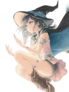 Moonlight Witch Vinyl Car Decal Sticker – Waterproof & UV-Resistant 