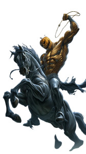 Headless Horseman Charge Vinyl Car Decal Sticker – Waterproof & UV-Resistant 