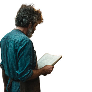 Man With Magazine Vinyl Car Decal Sticker – Waterproof & UV-Resistant 