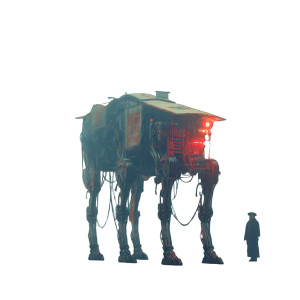 Digitigrade Creature Vinyl Car Decal Sticker – Waterproof & UV-Resistant 