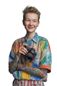 Joyful Photographer Vinyl Car Decal Sticker – Waterproof & UV-Resistant 