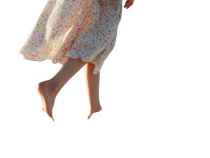 Surreal Model Walk Vinyl Car Decal Sticker – Waterproof & UV-Resistant 