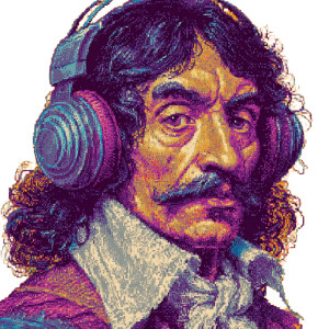 Gaming Descartes Vinyl Car Decal Sticker – Waterproof & UV-Resistant 