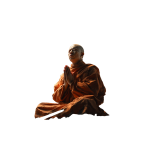 Meditating Monk Victorious Vinyl Car Decal Sticker – Waterproof & UV-Resistant Meditating Monk Victorious Vinyl Car Decal Sticker – Waterproof & UV-Resistant