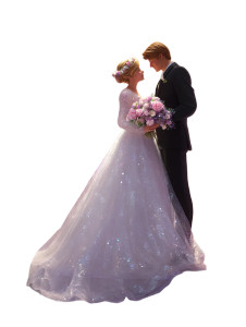Elegant Wedding Couple V4 Vinyl Car Decal Sticker – Waterproof & UV-Resistant Elegant Wedding Couple V4 Vinyl Car Decal Sticker – Waterproof & UV-Resistant