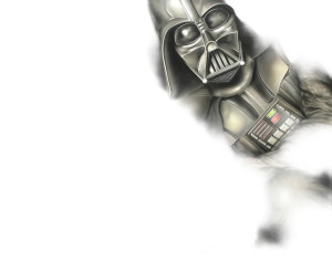 Darth Vader Portrait V17 Vinyl Car Decal Sticker – Waterproof & UV-Resistant 