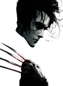 Edward Scissorhands Portrait Vinyl Car Decal Sticker – Waterproof & UV-Resistant 