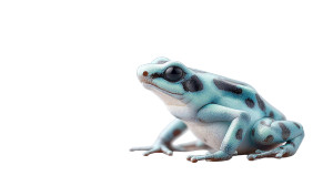 Blue Dart Frog Vinyl Car Decal Sticker – Waterproof & UV-Resistant 