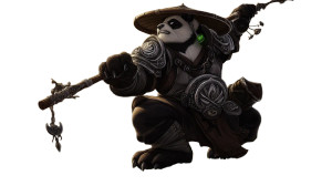 Glyph Panda Monk Vinyl Car Decal Sticker – Waterproof & UV-Resistant 