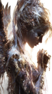 Majestic Angel Silhouette Vinyl Car Decal Sticker – Waterproof & UV-Resistant 