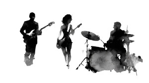 Rock Band Trio Vinyl Car Decal Sticker – Waterproof & UV-Resistant 