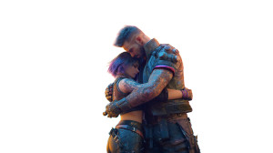 Cybercity Embrace Vinyl Car Decal Sticker – Waterproof & UV-Resistant 