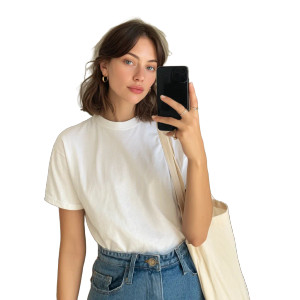 Stylish Outfit Selfie Vinyl Car Decal Sticker – Waterproof & UV-Resistant 