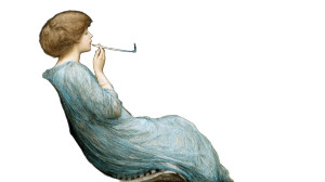 Fairy Smoking Joint Vinyl Car Decal Sticker – Waterproof & UV-Resistant 