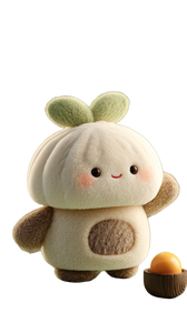 Plush Dumpling Character Vinyl Car Decal Sticker – Waterproof & UV-Resistant Plush Dumpling Character Vinyl Car Decal Sticker – Waterproof & UV-Resistant