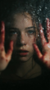 Suffering Behind Glass Vinyl Car Decal Sticker – Waterproof & UV-Resistant 