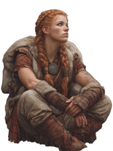 Redhead Dwarf Woman Vinyl Car Decal Sticker – Waterproof & UV-Resistant 