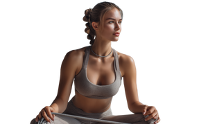 Athletic Girl Stretching Vinyl Car Decal Sticker – Waterproof & UV-Resistant 