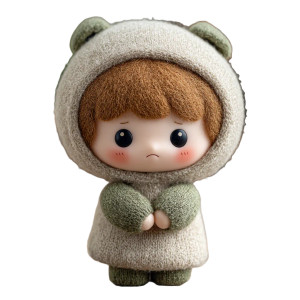 Plush Doll Vinyl Car Decal Sticker – Waterproof & UV-Resistant Plush Doll Vinyl Car Decal Sticker – Waterproof & UV-Resistant