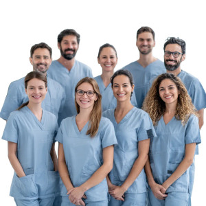Healthcare Team Smiling Vinyl Car Decal Sticker – Waterproof & UV-Resistant Healthcare Team Smiling Vinyl Car Decal Sticker – Waterproof & UV-Resistant